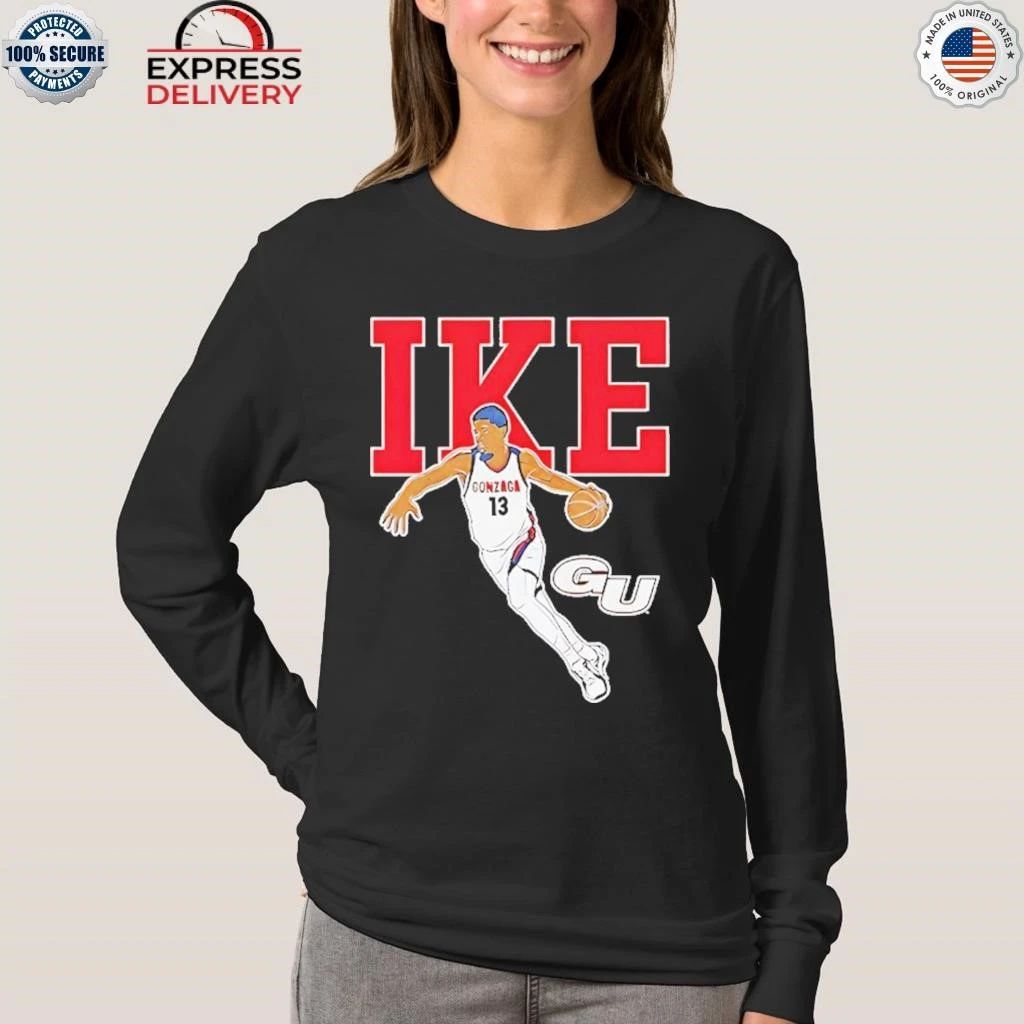 Gonzaga Basketball Graham Ike Name Pose Shirt