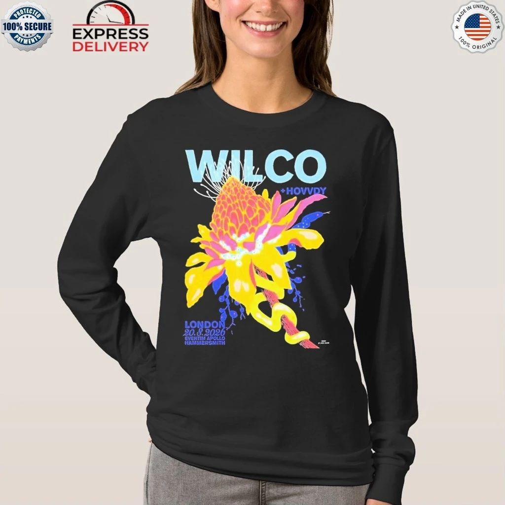 Wilco Eventim Apollo 2026 Hammersmith London August 20th Shirt