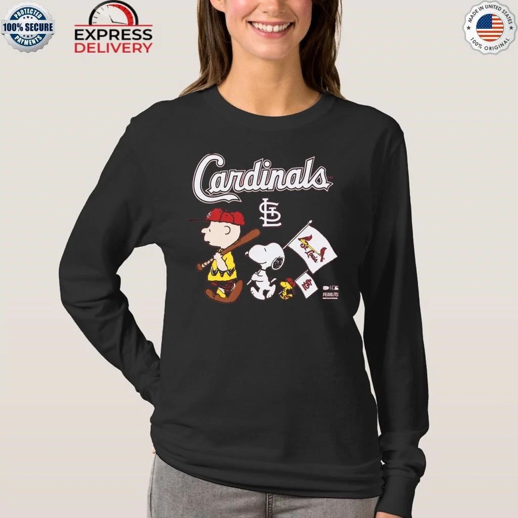 St. Louis Cardinals Toddler Peanuts Flag Shirt