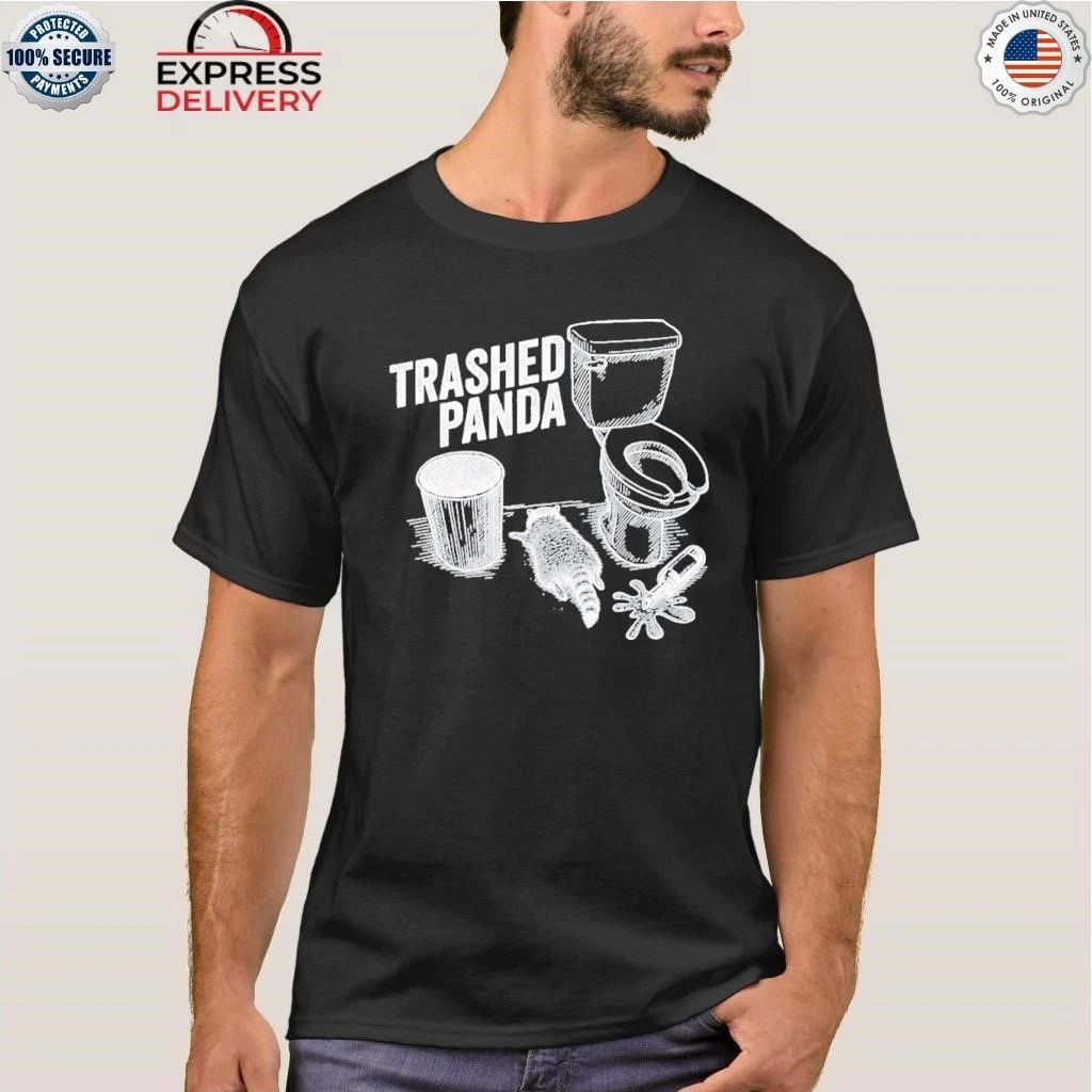 Trashed Panda Funny Drunk Racoon Shirt