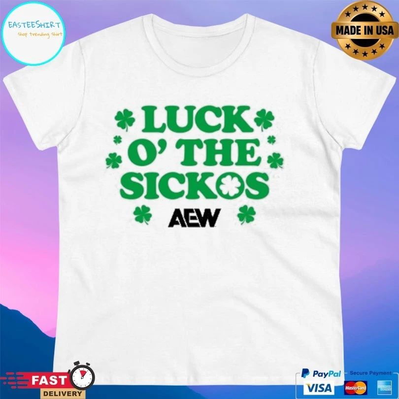 Luck O’ The Sickos AEW St Paddy’s Day 2026 T-shirts