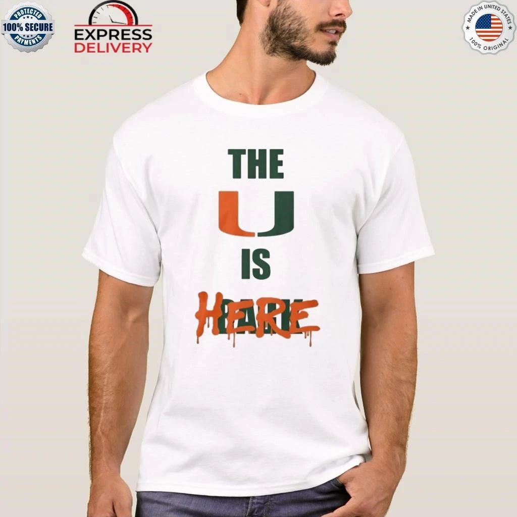 Hurricanes The U Is Here Shirt