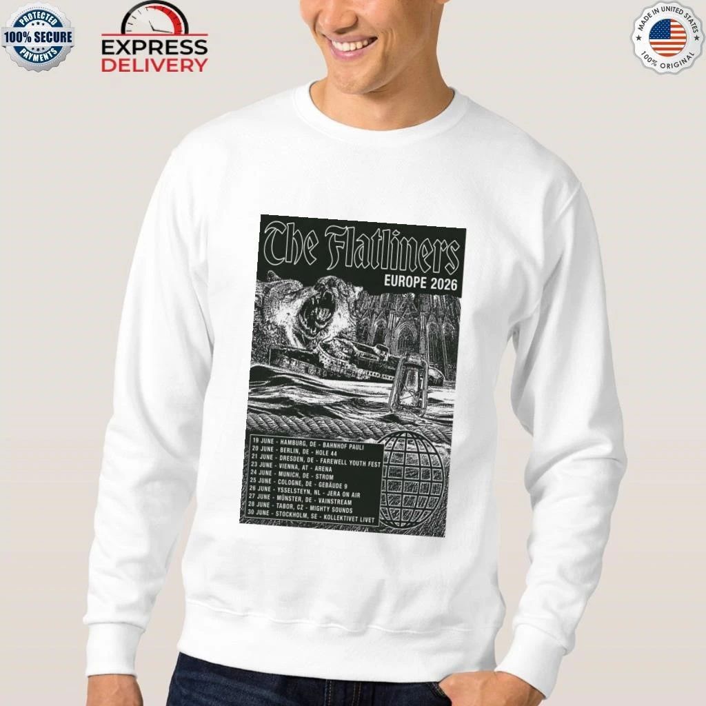 The Flatliners Europe 2026 Tour Shirt