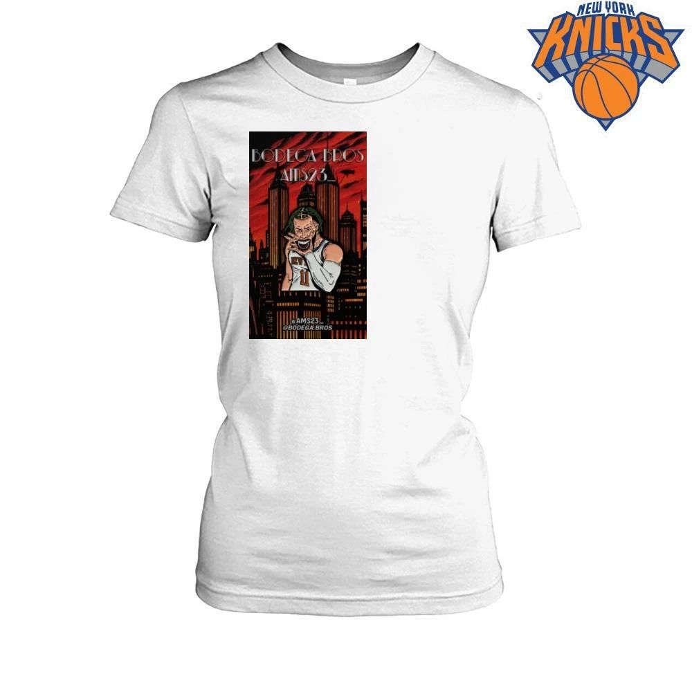 Jalen Brunson New York Knicks Bodega Bros AMS23 Basketball Graphic NBA Finals 2026 Shirt