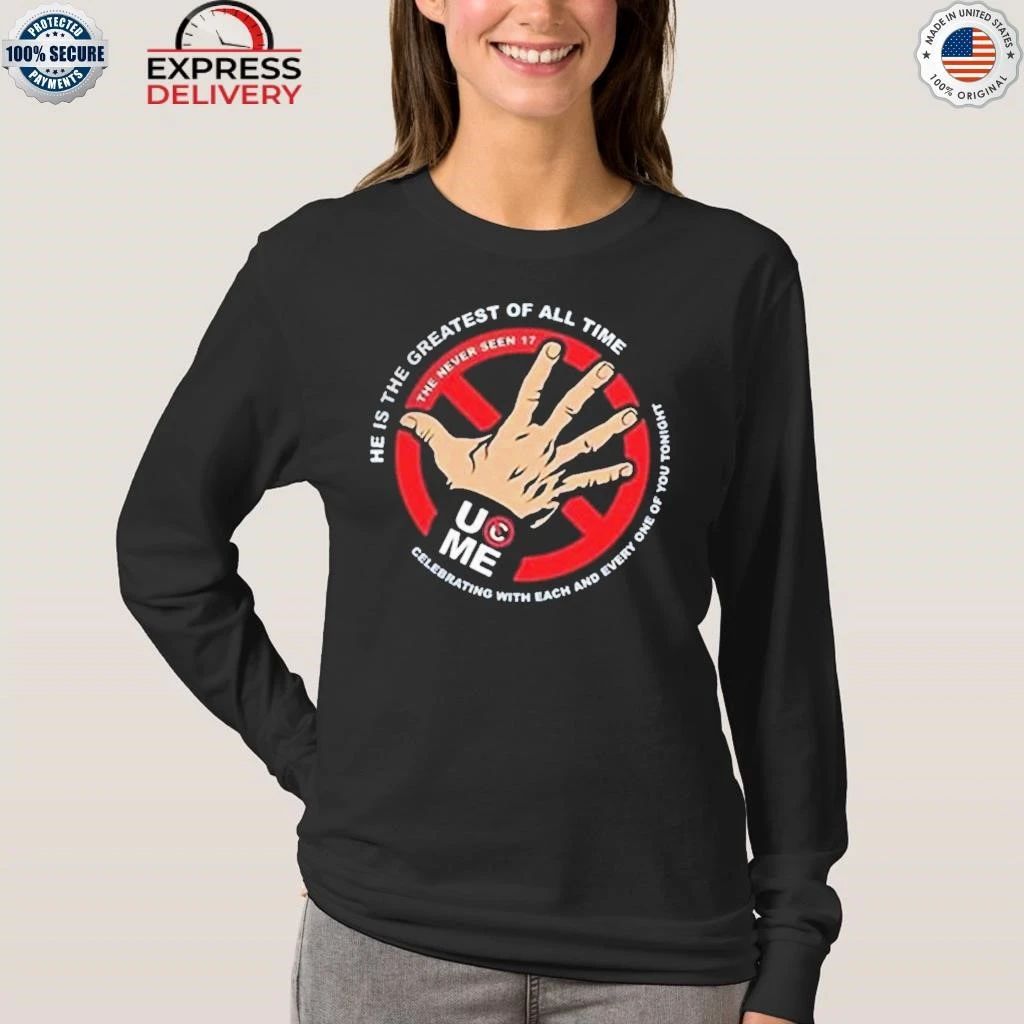 John Cena Never Seen 17 You Can’t See Me Shirt
