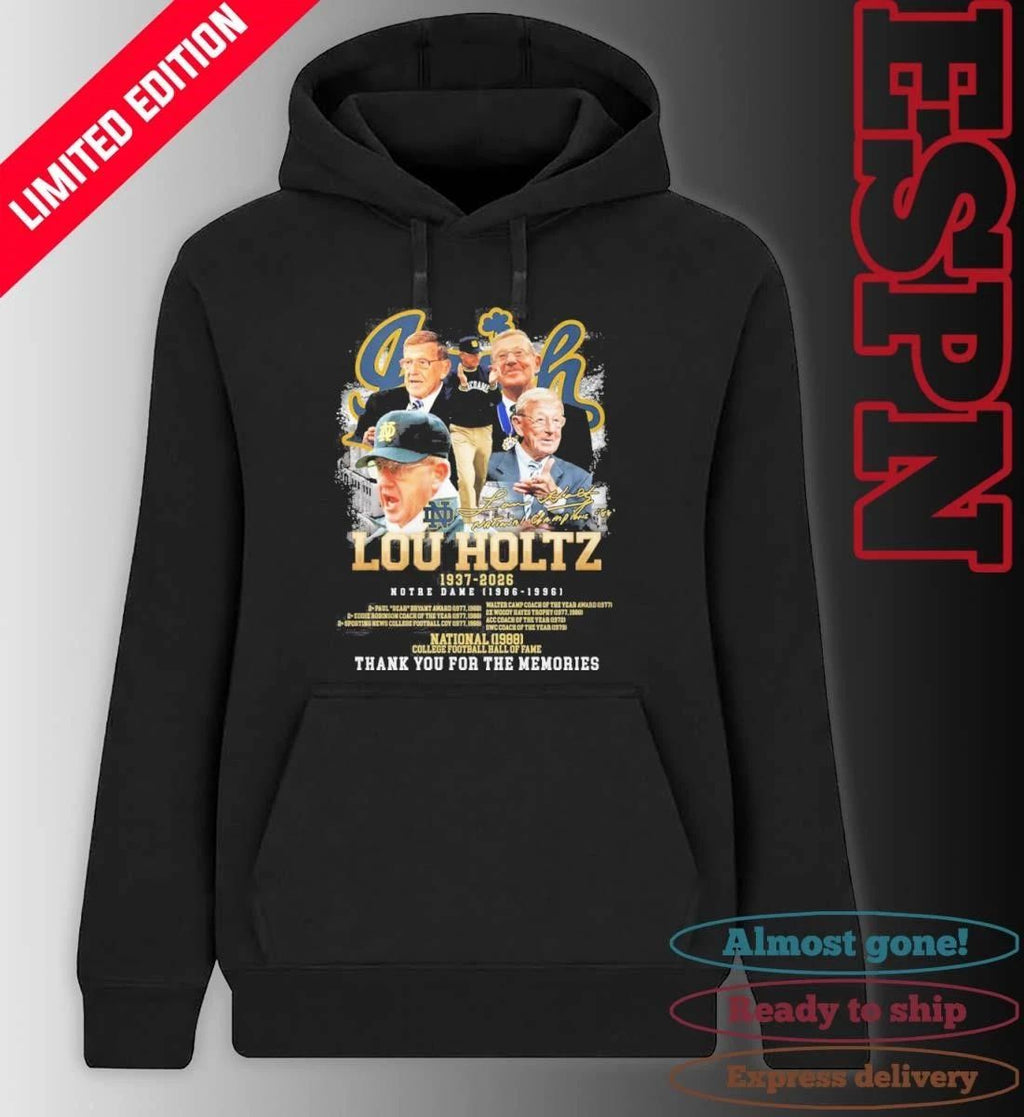 Lou Holtz 1937-2026 Notre Dame Legends Coach Shirt