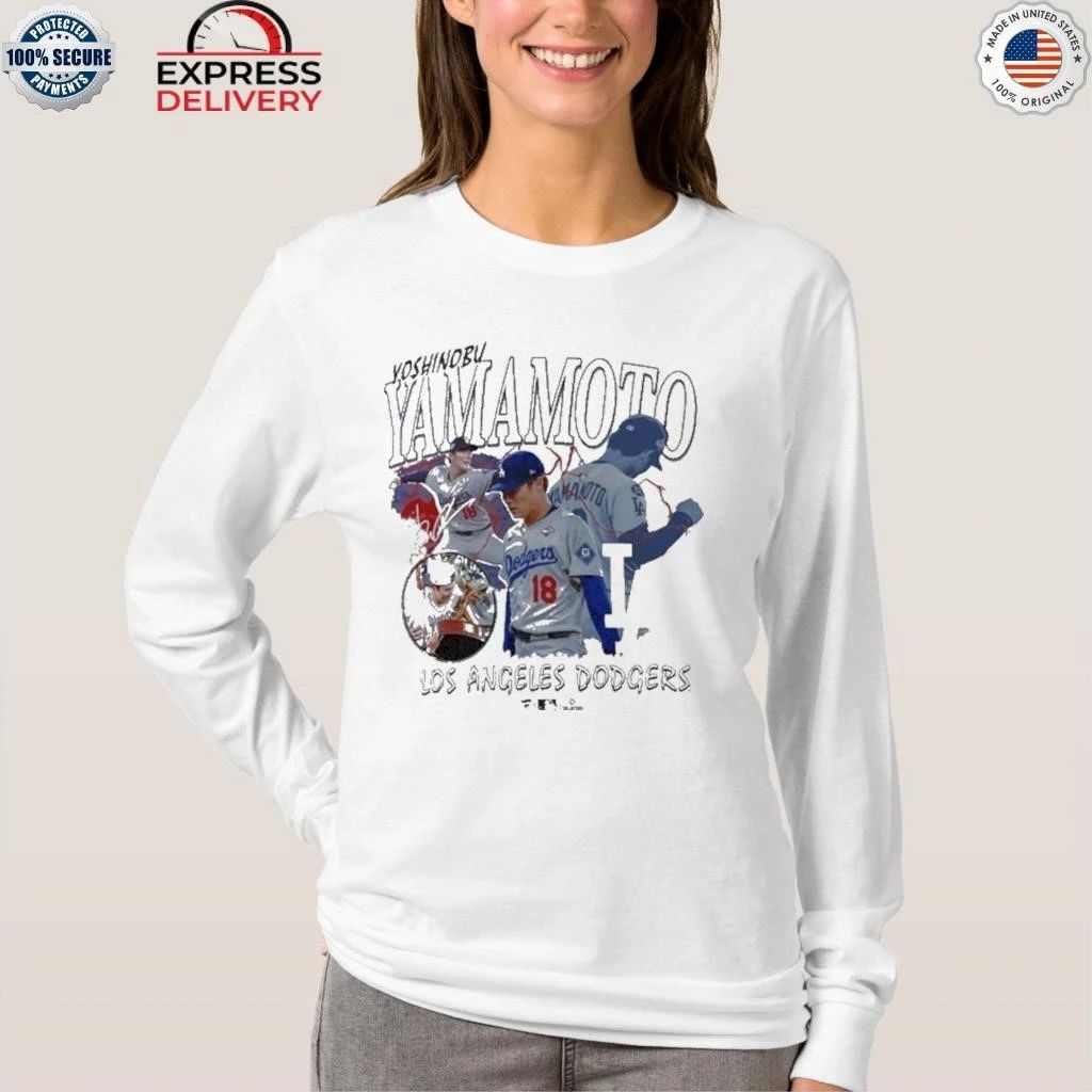 Yoshinobu Yamamoto Los Angeles Dodgers Montage Legacy Shirt