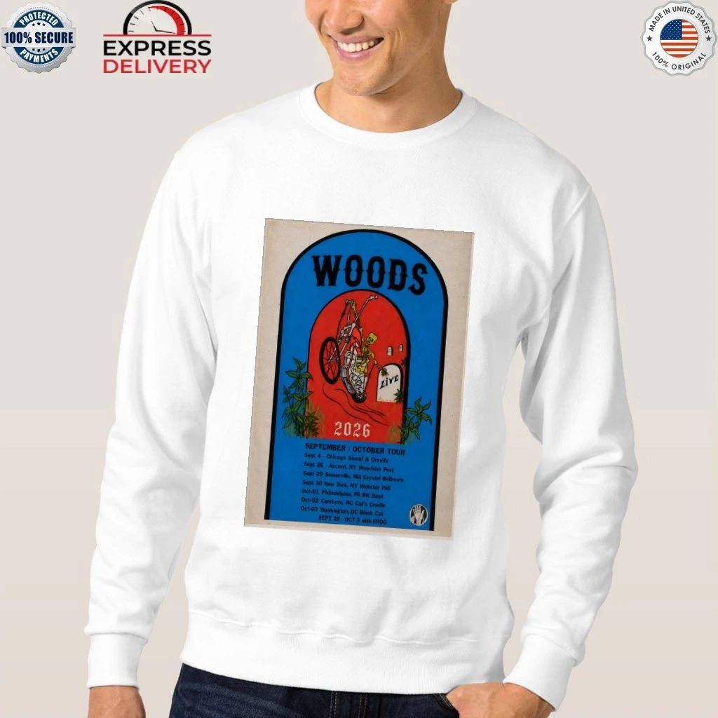 WOODS Sept And Oct 2026 Tour Shirt