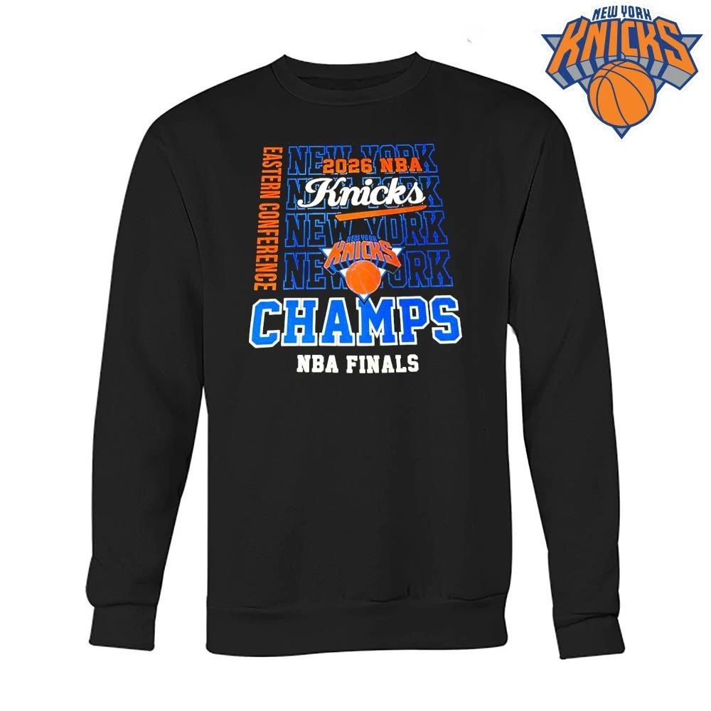 New York Knicks Eastern Conference Champs Basketball Fan Merchandise NBA Finals 2026 Shirt