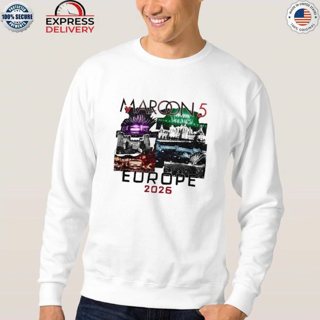 Maroon 5 Europe Tour 2026 Shirt