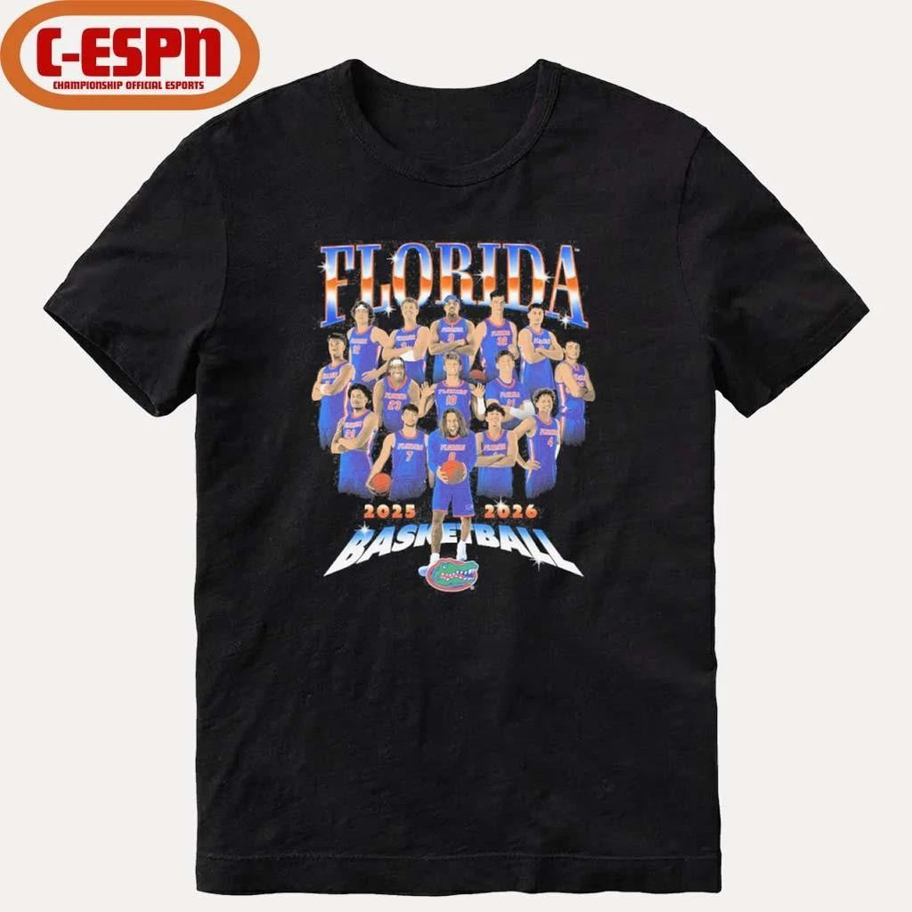 2025-2026 Florida Men’s Basketball Team Shirt