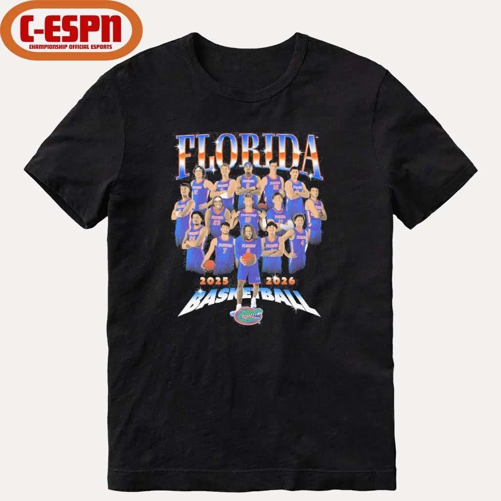 2025-2026 Florida Men’s Basketball Team Shirt