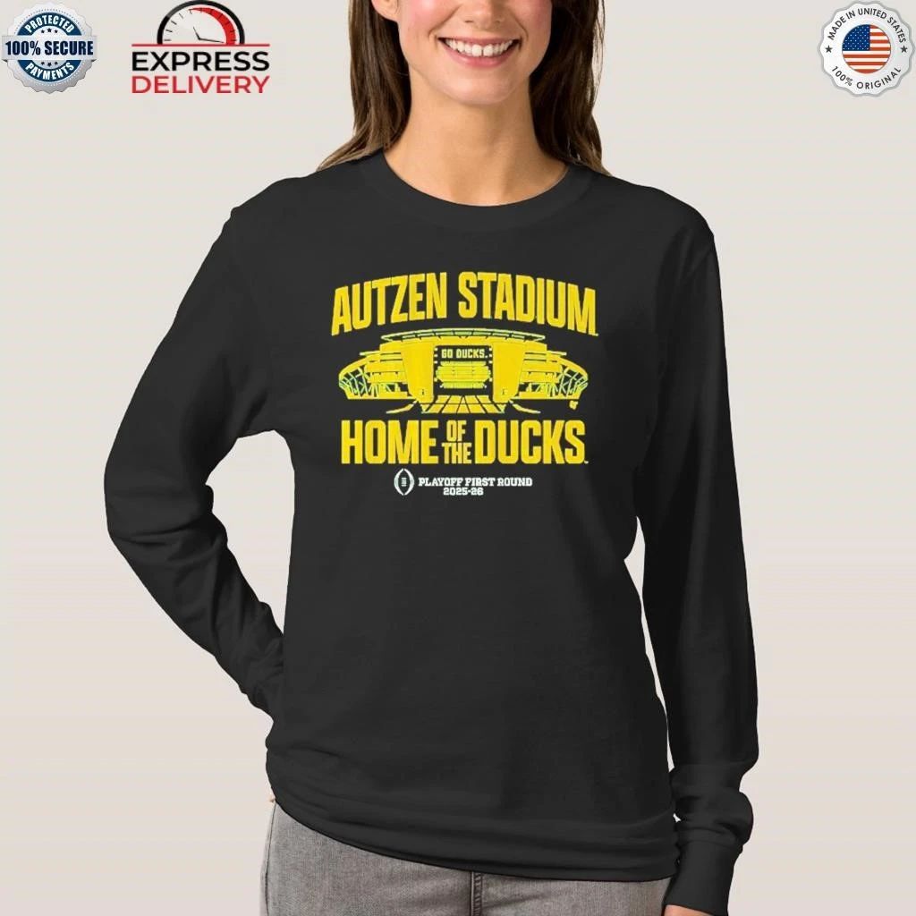 Oregon Football 2025 CFP Autzen Stadium Shirt