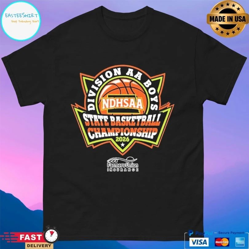 NDHSAA Division AA Boys State Basketball Championship 2026 T-shirts