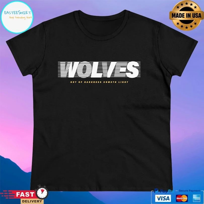 Wolves Out Of Darkness Cometh Light Art Of T-shirt