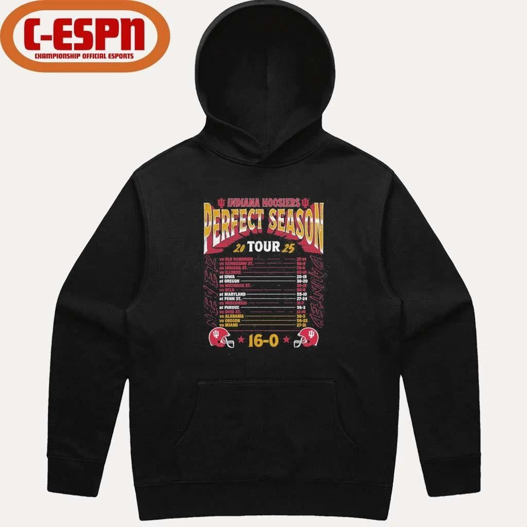 IU Football National Champions Perfect Season Tour Shirt