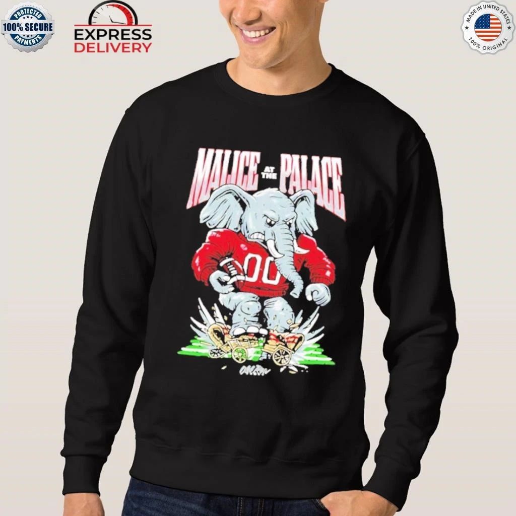 Alabama Rose Bowl Malice At The Palace Elephant Shirt