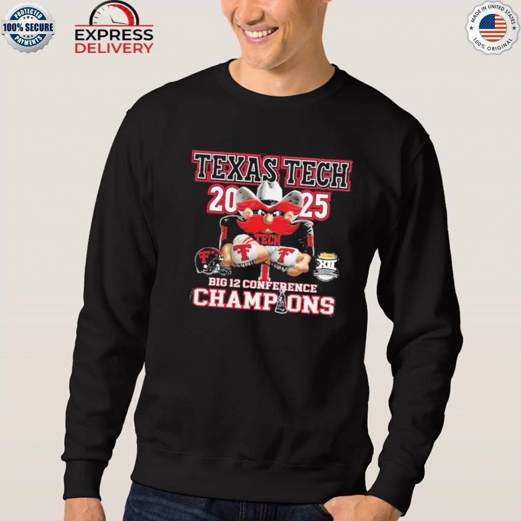 Texas Tech Red Raiders Big 12 Champions 2025 Shirt