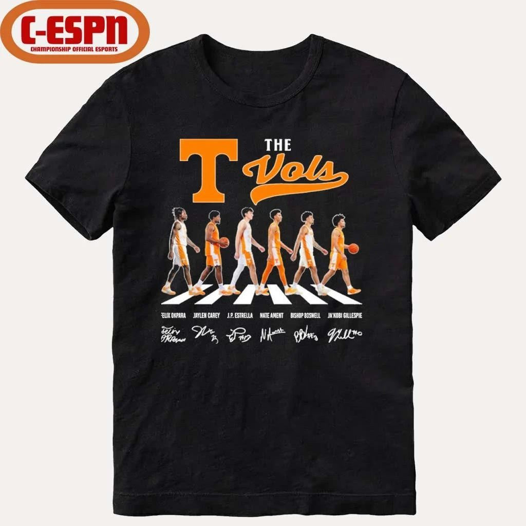 The Tennessee Vols Men’s Basketball Abbey Road Shirt