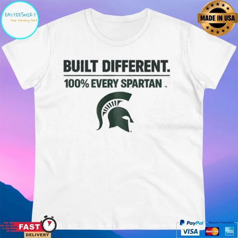 Built Different 100 Every Spartan T-shirt