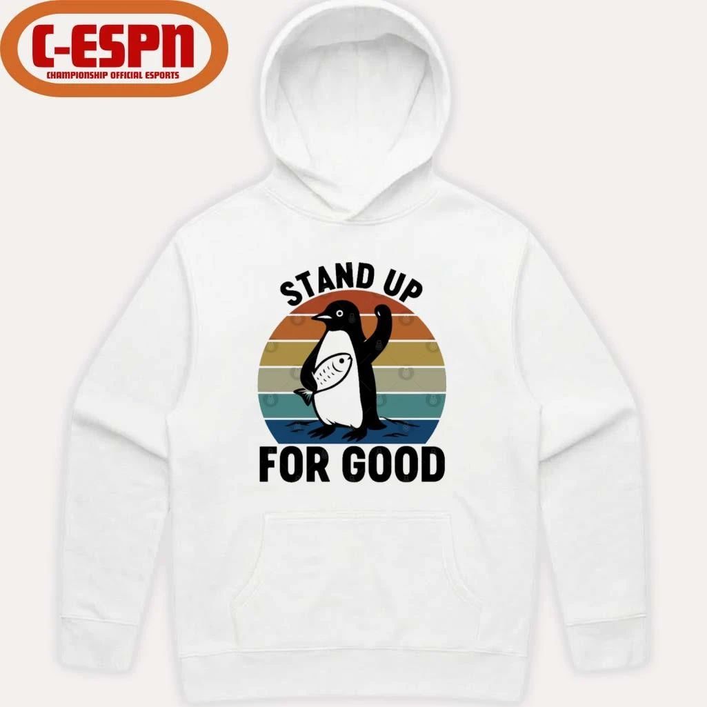 Stand Up For Good Anti ICE Resist Penguin Protest Anti-Trump T-Shirt