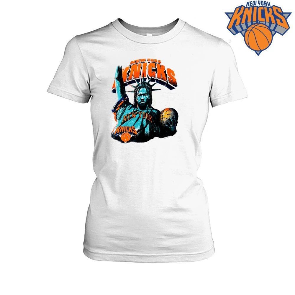 Jalen Brunson Statue of Liberty New York Knicks Basketball Graphic Shirt