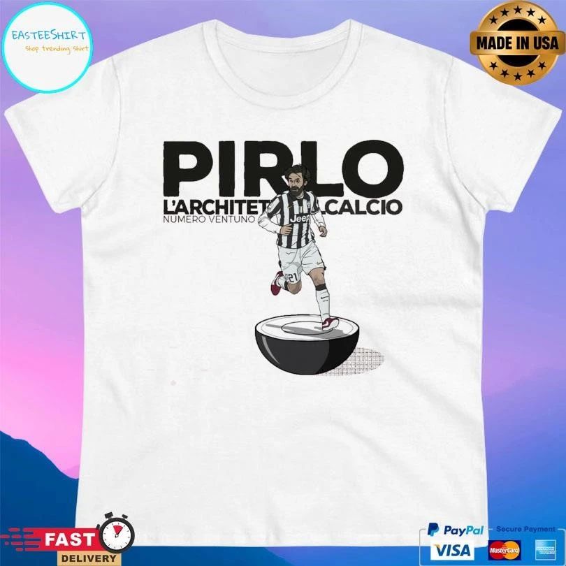 Pirlo Subbuteo L’architet Calcio Numero Ventuno T-shirts