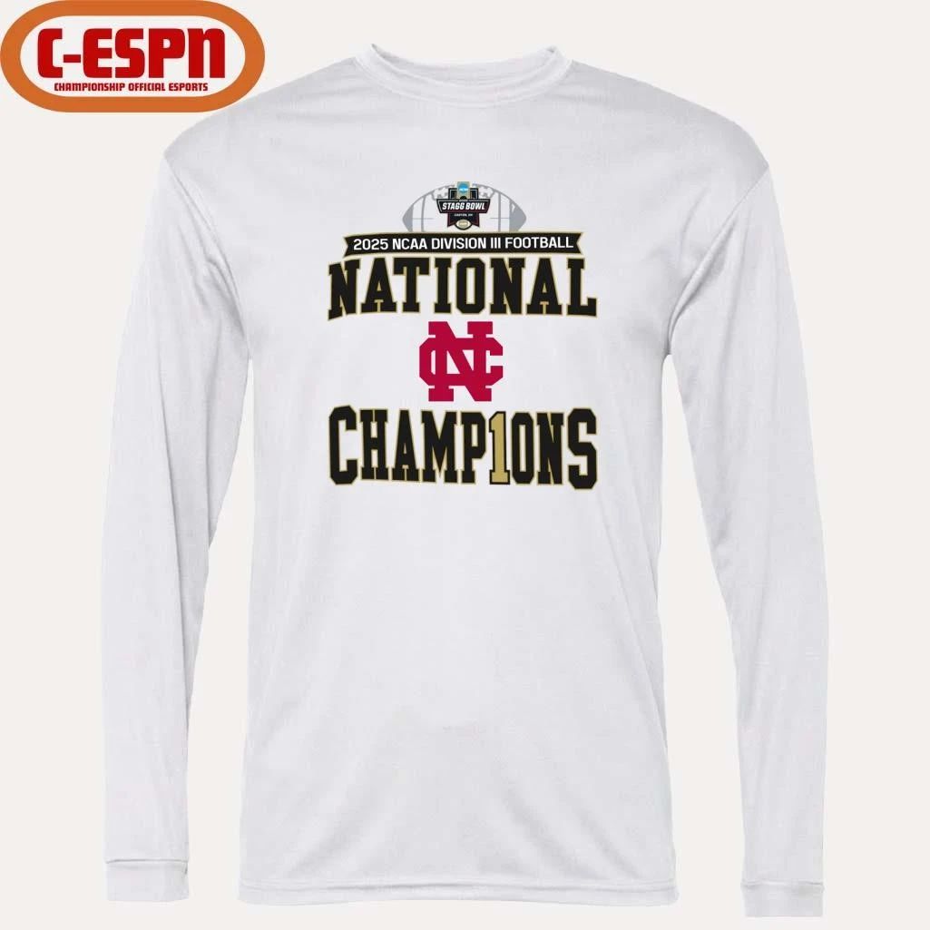 North Central College 2025 NCAA DIII Football National Champions T-Shirt