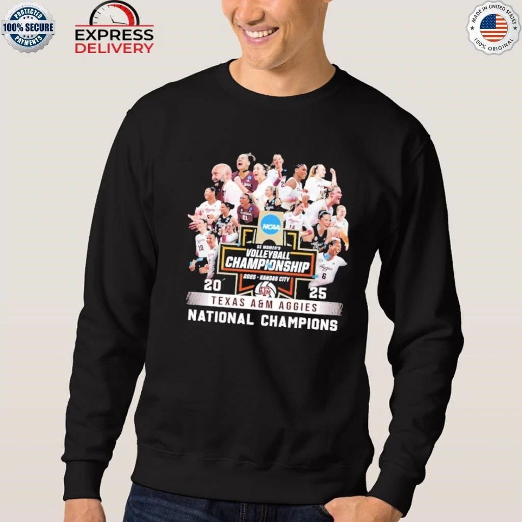 Texas Aggies Volleyball National Champions 2025 Shirt