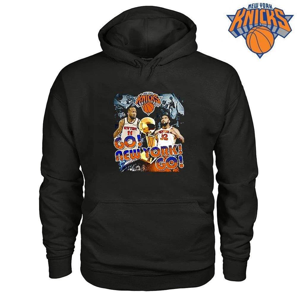 New York Knicks Champions NBA 2026 Championship Trophy Jalen Brunson Karl Anthony Towns Shirt