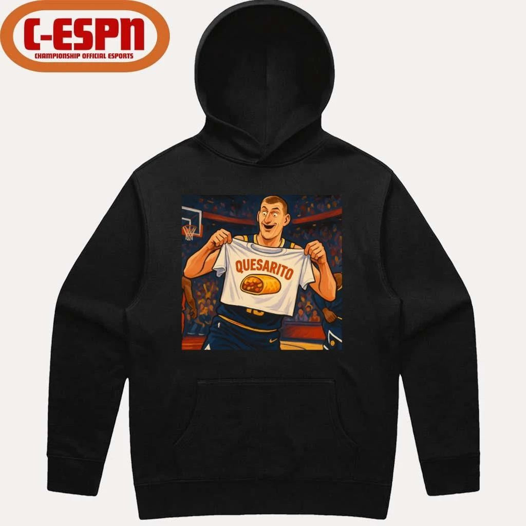 Nikola Jokić with Quesarito Shirt