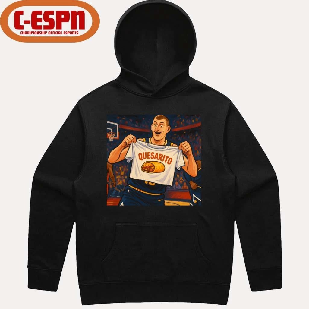 Nikola Jokić with Quesarito Shirt