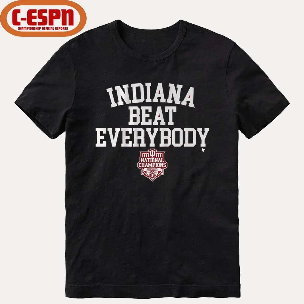 IU Football Indiana Beat Everybody CFP National Champions T-Shirt