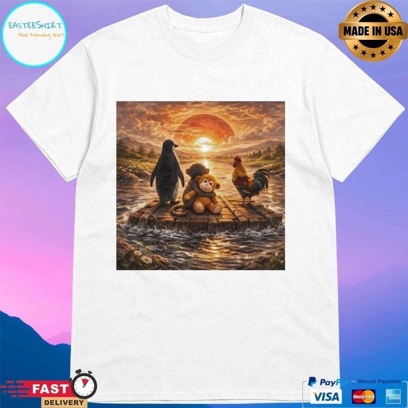Baby Monkey Punch Werner Herzog Penguin Animal Lover 2026 T-shirts