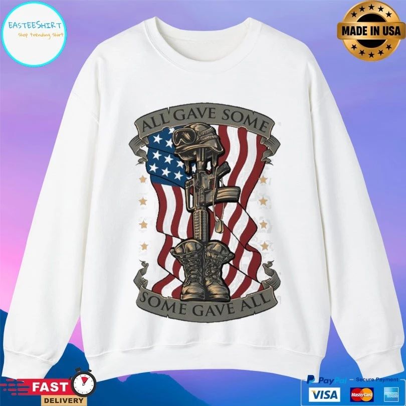 All Gave Some Some Gave All American Flag T-shirt