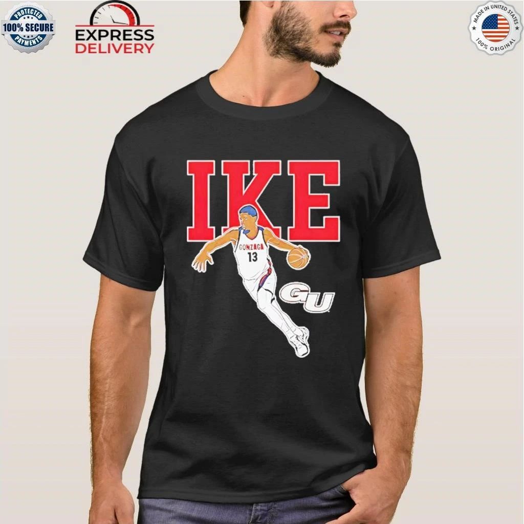 Gonzaga Basketball Graham Ike Name Pose Shirt