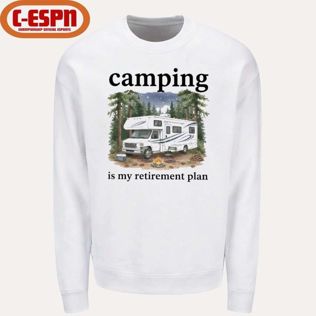 Camping Is My Retirement Plan RV Car In The Forest Shirt