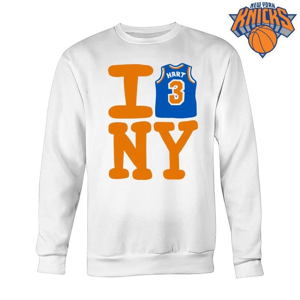 Josh Hart New York Knicks I Love NY Jersey NBA Finals 2026 Shirt