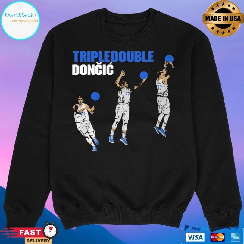 Triple Double Doncic Luka Dončić Los Angeles Lakers T-shirt