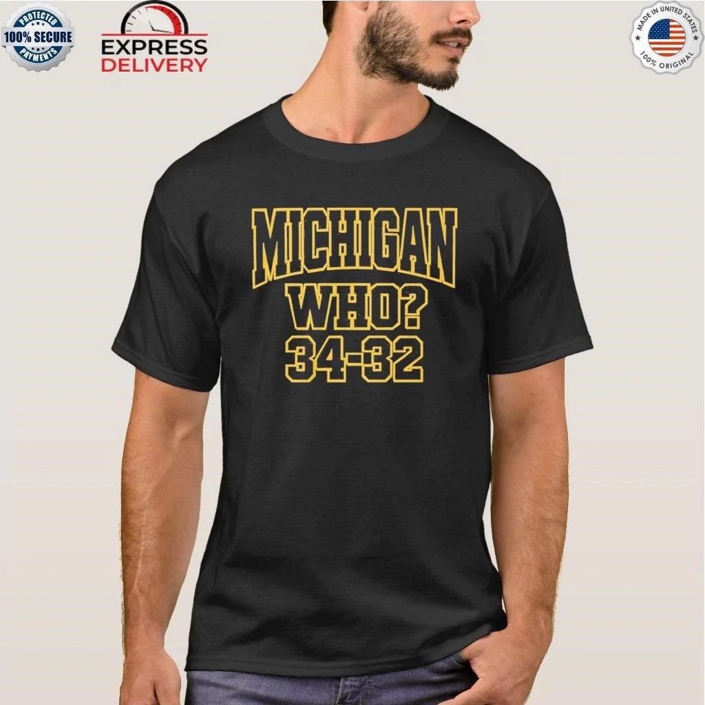 Michigan Who 34 32 Shirt