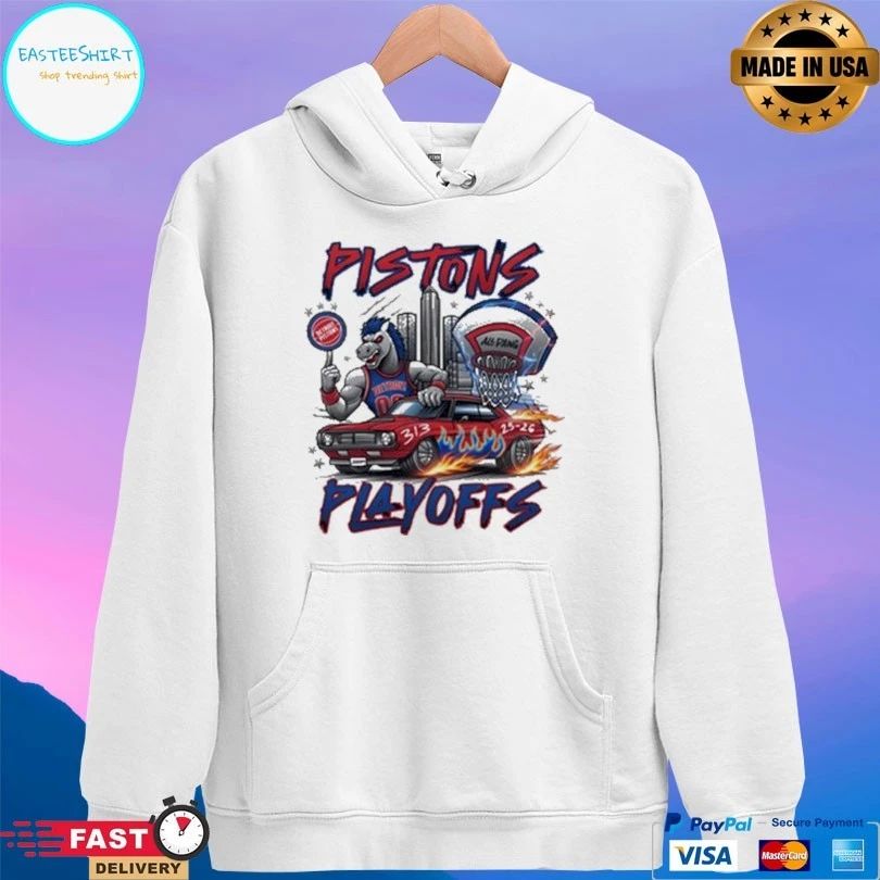 Detroit Pistons Pistons Playoffs 26 Just By Juliana T-shirt