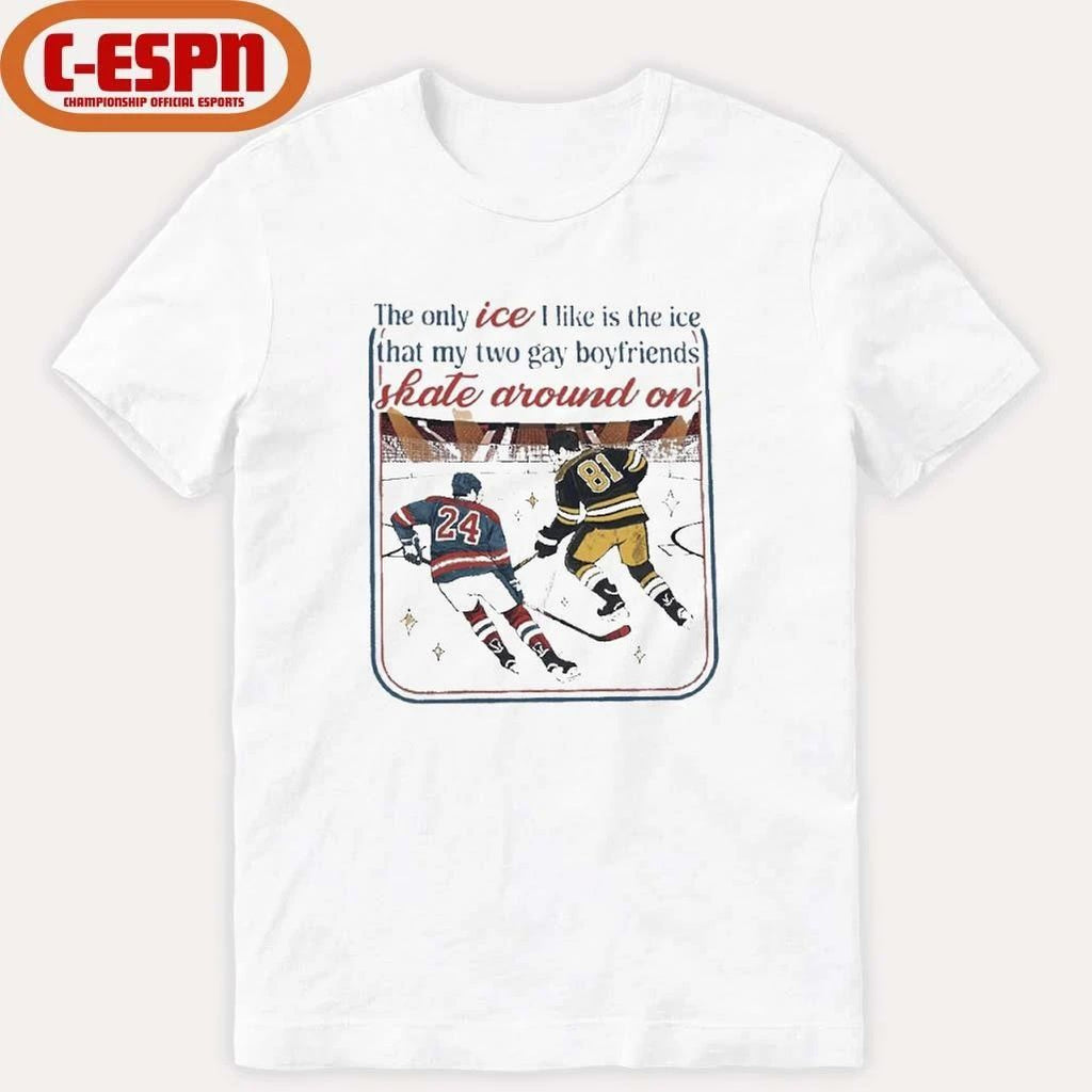 Ice Skate Around On Boston Raiders Hockey Shirt