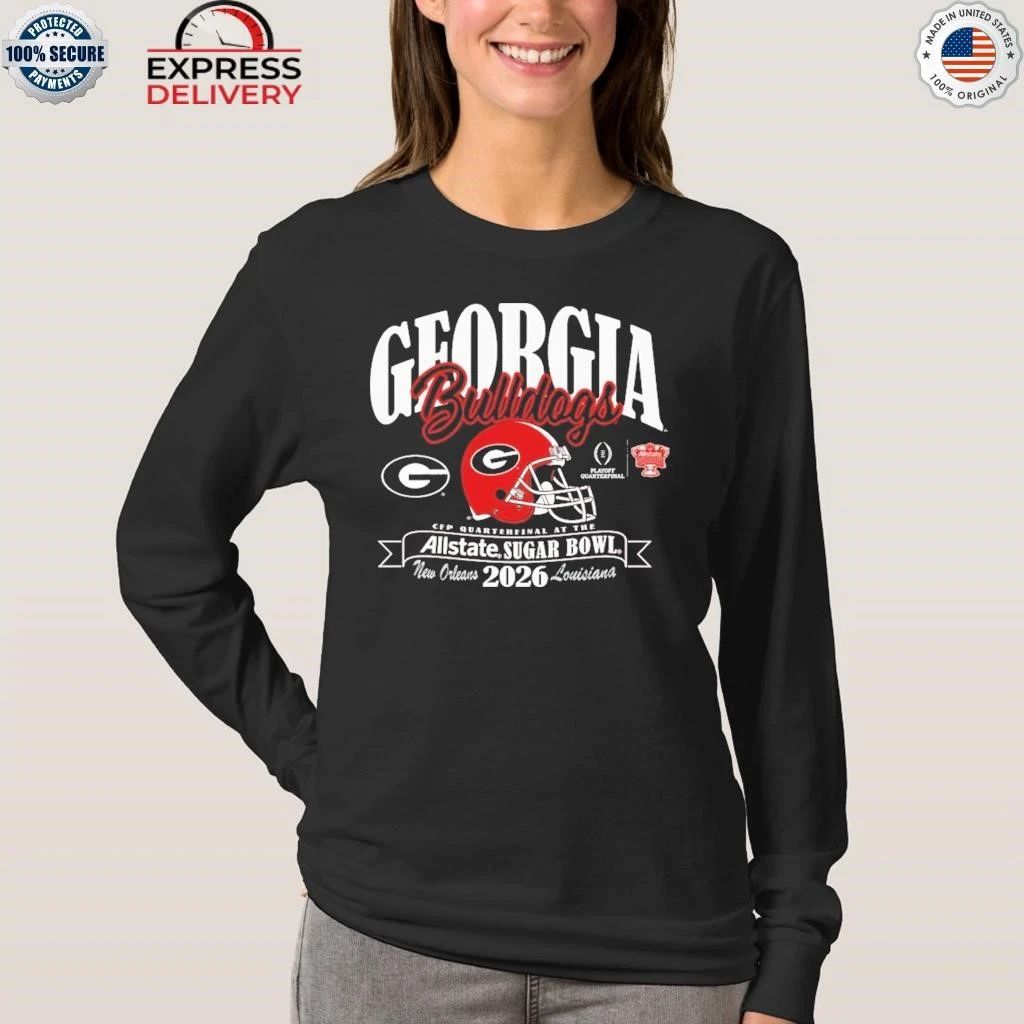 Georgia Bulldogs 2025 2026 Sugar Bowl CFP College Football Playoff Shirt