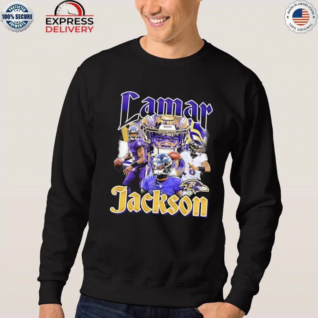 Baltimore Ravens Lamar Jackson Black Notorious Shirt
