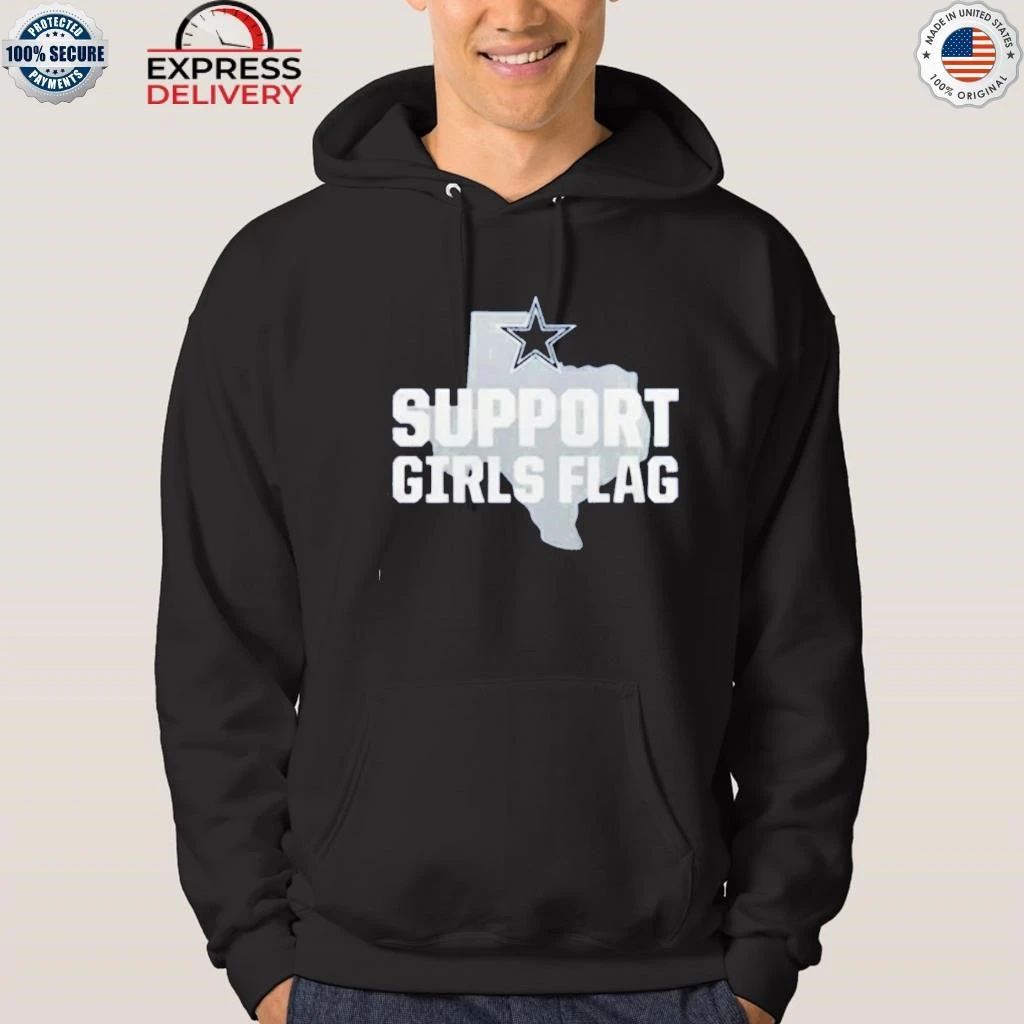 Cowboys Support Girls Flag 2025 Shirt