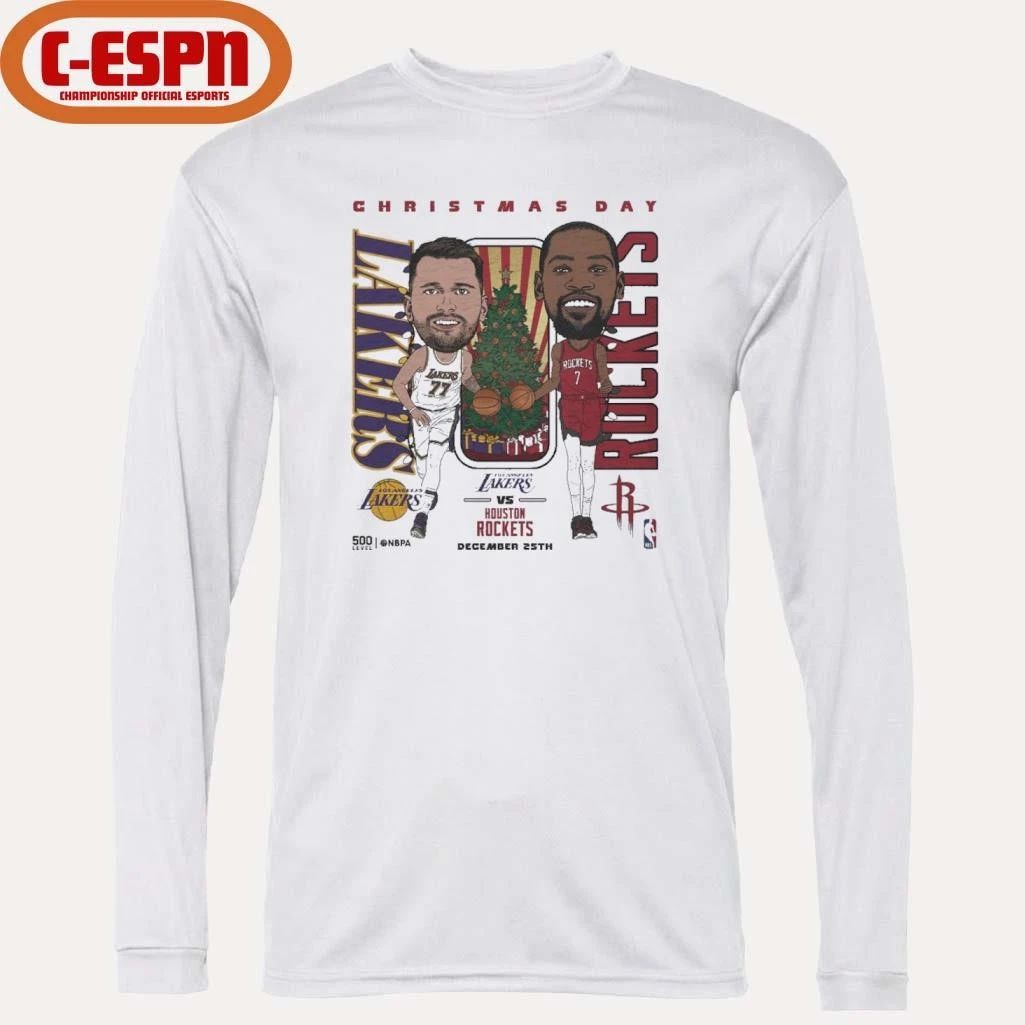 Luka Doncic Vs Kevin Durant 2025 NBA Christmas Day Match Up Shirt