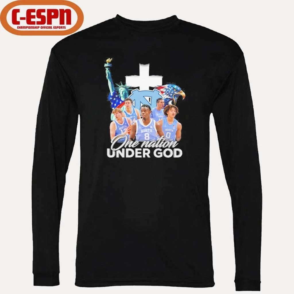 One Nation Under God UNC Men’s Basketball Shirt