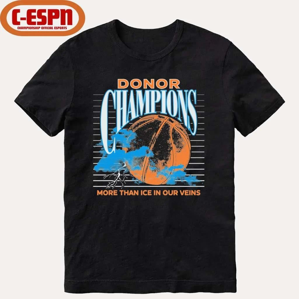Donor Champions Take the Court Shirt