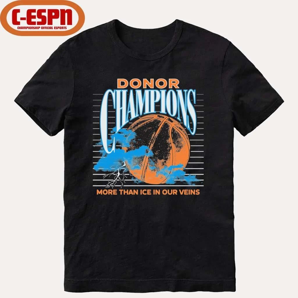 Donor Champions Take the Court Shirt