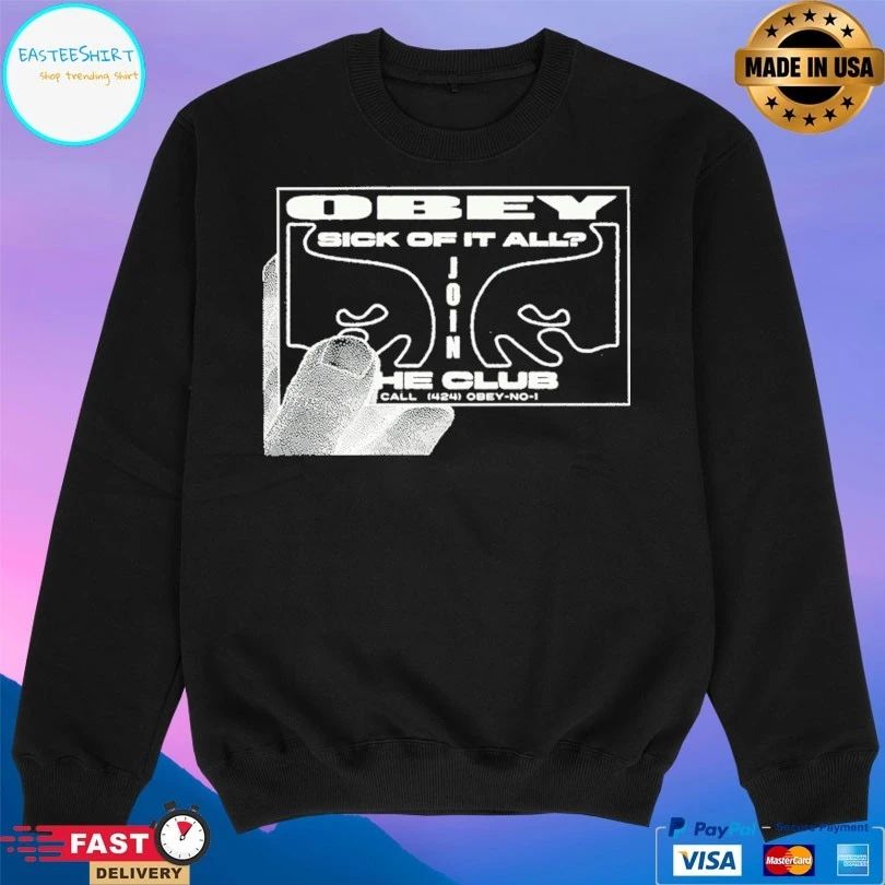 Obey Sick Of It All Join The Club T-shirt